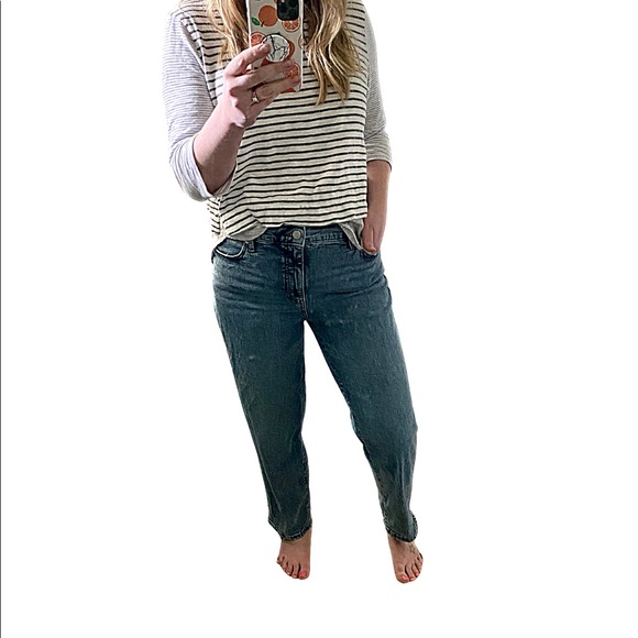 LIKE NEW Banana Republic High Rise Straight Leg Jeans - Picture 2 of 4